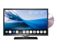 Maxview Alphatronics SL Line+ Smart TV with DVD Player for Motorhome Caravan Truck Boat 12v or 240v 24 inch Super Slim LED Wifi Bluetooth Connected Television - 24"