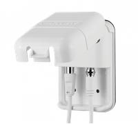 Maxview B2008, Twin Weatherproof External Socket / Coax + F Connectors