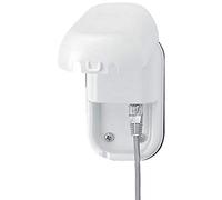 Maxview B2008 Twin Weatherproof Outdoor Socket with F And Coaxial Connections - White