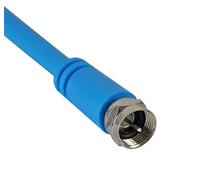 Maxview Flexible Twin or Single F to F Satellite Cable Fly Lead, Perfect for Caravans, Motorhomes, Campervans, Boats (20m Single Cable)