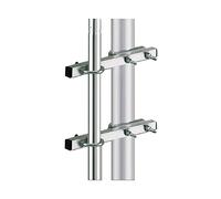 Maxview Jockey Wheel Clamp with Wingnuts - D4206/A