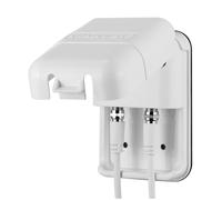 Maxview Twin Weatherproof Socket - White(B2007)