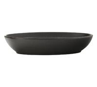Maxwell & Williams Caviar Serving Bowl, Oval, Porcelain, Black, 3 x 2 cm