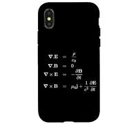 Maxwell equations of electromagnetism, physics and science Case for iPhone X/XS