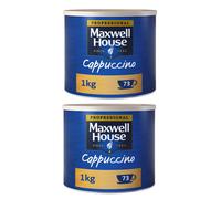 Maxwell House Cappuccino Instant Coffee 1kg Tin