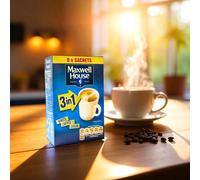 Maxwell House Instant 3 in 1 Sugar Coffee 8 Sachets 11g Assorted Packs