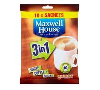 Maxwell House Instant 3 in 1 Sugar Coffee x 10 Sachets 15.2g Assorted Packs