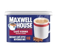 Maxwell House Instant Cafe-Style Beverage Mix, Cafe Vienna, 9 oz | Cafe-Style Instant Coffee Drink, Cafe Vienna, Simply Spoon, Stir & Enjoy, Rich Flavor, Enjoy Hot or Over Ice