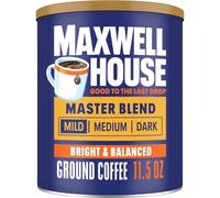 Maxwell House Light Coffee Canister, Master Blend, 11.5 Ounce