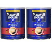 Maxwell House Mild Blend Instant Coffee Powder Tin 750 gm (Pack of 2)