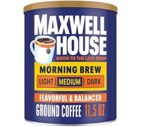 Maxwell House Morning Boost Medium Roast Ground Coffee 326g Can