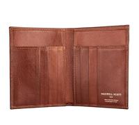 Maxwell Scott - Mens Luxury Tall Slim Leather Card Wallet - Made from Full Grain Hides - The Salerno Chestnut Tan