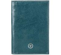 Maxwell Scott - Personalized Luxury Leather Passport Holder Cover for Luxury Travel - The Prato - Petrol Blue
