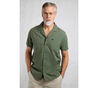 Maxwell Seersucker Shirt Weird Fish Dark Green XXL