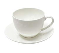 Maxwell & Williams Cashmere Tea Cup and Saucer, Fine Bone China, White, 230 ml MWBC1884