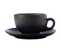 Maxwell & Williams Caviar Black Cup + Saucer Mug Premium Ceramic 250ml