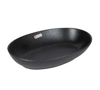 Maxwell & Williams Caviar Serving Bowl, Oval, Porcelain, Black, 30 x 20 cm