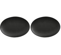 Maxwell & Williams Caviar Speckle Serving Platter, Porcelain, Black, 35 x 25 cm (Pack of 2)