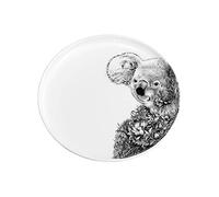 Maxwell & Williams DX0532 Koala Plate - Black and White - 20cm Diameter - Porcelain - Koala Design - Gift Box