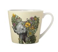 Maxwell & Williams DX1101 Round Elephant Coffee Mug 370ml - Porcelain Mug, Wild Planet, Animal Colourful Gift Box