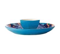 Maxwell & Williams DR0265 Majolica Chip and Dip Serving Dishes in Gift Box, Ceramic, Blue, 30 cm, 2 Pieces
