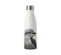 Maxwell & Williams Marini Ferlazzo Insulated Water Bottle with Laughing Kookaburra Design, Double Wall Stainless Steel, White, 500 ml