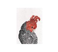 Maxwell & Williams Marini Ferlazzo Birds Printed Tea Towel with Gang Gang Cockatoo Design, 1% Cotton, Black/White, 5 x 7 cm