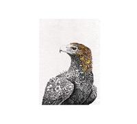 Maxwell & Williams Marini Ferlazzo Birds Printed Tea Towel with Wedge-tailed Eagle Design, 1% Cotton, Black/White, 5 x 7 cm