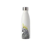 Maxwell & Williams Marini Ferlazzo Insulated Water Bottle with Sulphur-crested Cockatoo Design, Double Wall Stainless Steel, White, 500 ml