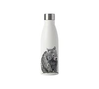 Maxwell & Williams Marini Ferlazzo Insulated Water Bottle with Wombat Design, Double Wall Stainless Steel, White, 5 ml
