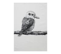 Maxwell & Williams Marini Ferlazzo Kookaburra Tea Towel - White - Cotton - Tea Towel