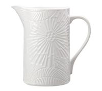 Maxwell & Williams Panama Water Jug in Gift Box, Stoneware, White, 1.4 Litre
