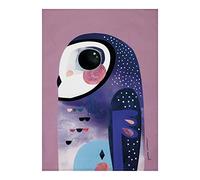 Maxwell & Williams Pete Cromer Bird Tea Towel, Owl Print, 100% Cotton, 70 x 50 cm