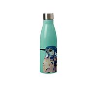 Maxwell & Williams Pete Cromer Insulated Water Bottle, Azure Kingfisher Design, BPA Free Stainless Steel, 5ml