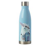 Maxwell & Williams Pete Cromer Insulated Water Bottle, Kookaburra Design, BPA Free Stainless Steel, 5ml, Blue