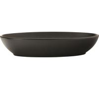 Maxwell & Williams Caviar Serving Bowl, Oval, Porcelain, Black, 30 x 20 cm