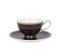 Maxwell & Williams Teas & C’s Kasbah Tea Cup and Saucer Set in Gift Box, Porcelain, Violet, 2 ml