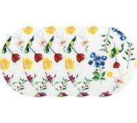 Maxwell & Williams Tea's & C's Contessa Pack of 4 Coasters White - White - Clay - Placemats and Coasters