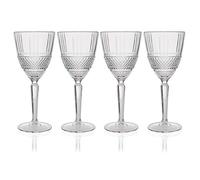 Maxwell & Williams Verona Cut Glass Wine Glasses in Gift Box, Crystalline Glass, Set of 4 (18 ml)