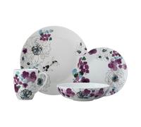 Maxwell & Williams Viola Coupe 16 Piece Dinner Set - Assorted - Ceramic - Dinner Set