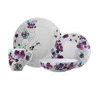 Maxwell & Williams Viola Coupe 16 Piece Dinner Set In White White One Size