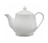 Maxwell & Williams WBA0007 Teapot 1000 ml Round White Basics Porcelain Coffee Pot in Gift Box