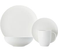 Maxwell & Williams White Basics Diamonds 16 Piece Dinner Set Gift Boxed - White - Porcelain - Dinner Set