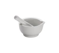 Maxwell & Williams White Basics Pestle Mortar Set, Porcelain, White, 12 x 12 x 1 cm