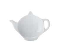 Maxwell & Williams White Basics Tea Bag Dish in Teapot Shape, Porcelain, White, 12 x 8.5 cm