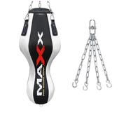 Maxx 3ft heavy filled Angle punch Bag, boxing uppercut bag 12pcs PUNCHING BAG SET+ FREE CHAIN (BAG AND CHAIN)