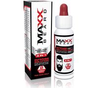 MAXX Beard - #1 Patchy Facial Hair Solution - The Natural Solution for Maximum Growth & Beard Volume - 2 Month Supply