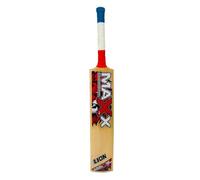 Maxx Cricket Tape Ball BatTennis Ball Bat With Lion Sticker Wooden Handle Kashmir Willow Size Adults