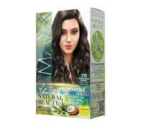 Maxx Deluxe Hair Dye Kit (2 Applications) - Vegan & Ammonia Free Permanent Hair Colour - 100% Grey Coverage with Olive Oil & Aloe Vera (7.11 Intense Ash Blonde)