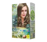 Maxx Deluxe Hair Dye Kit (2 Applications) - Vegan & Ammonia Free Permanent Hair Colour - 100% Grey Coverage with Olive Oil & Aloe Vera (8.1 Light Ash Blonde)